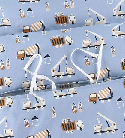 Nørgaard Madsens Bedding - Baby - Blue w. Cement Mixer