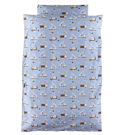 Nørgaard Madsens Bedding - Baby - Blue w. Cement Mixer