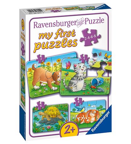 Ravensburger Puzzel - My First - 4 verschillende - schattige hui Ravensburger Puzzel - My First - 4 verschillende - schattige hui