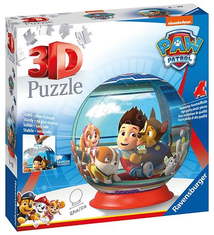 Ravensburger 3D Puslespill - 72 Brikker - Paw Patrol