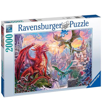 Ravensburger Puzzle Game - 2000 Bricks - Fantasy Dragon Ravensburger Puzzle Game - 2000 Bricks - Fantasy Dragon