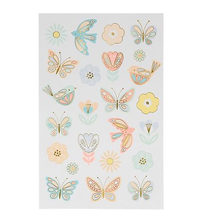 Meri Meri Tatoveringer - Birds & Sløyfe Tatoveringsark