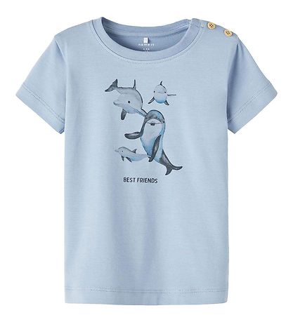 T-Shirt Name It - NbmFogat - Dusty Blue