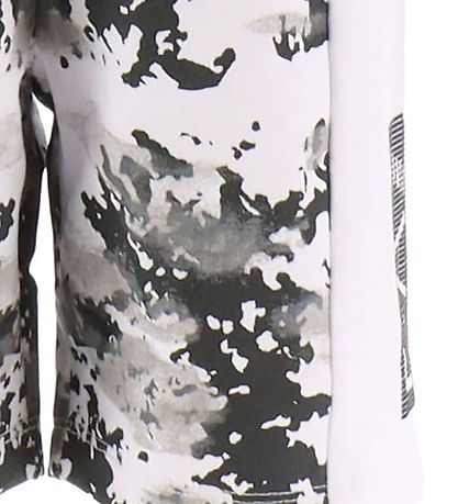 EA7 Sweatshorts - White/Black w. Camouflage EA7 Sweatshorts - White/Black w. Camouflage