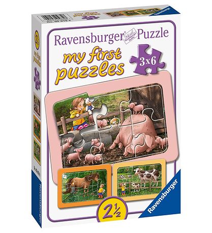 Ravensburger Jigsaw Puzzle - My First - 3 Different - Exploring  Ravensburger Jigsaw Puzzle - My First - 3 Different - Exploring