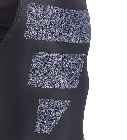 adidas Performance Baddräkt - BIG BARS - Blå/Svart