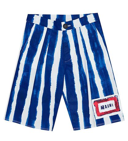 Marni Shorts - Blauw/Wit Gestreept