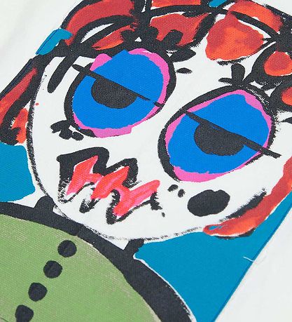 T-Shirt Marni - Blanc av. Imprimé T-Shirt Marni - Blanc av. Imprimé