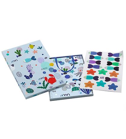 Djeco Growth Chart - Clip Toy - Aquatic Life