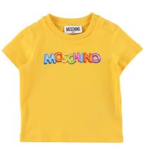 Moschino T-shirt - Yellow w. Print Moschino T-shirt - Yellow w. Print