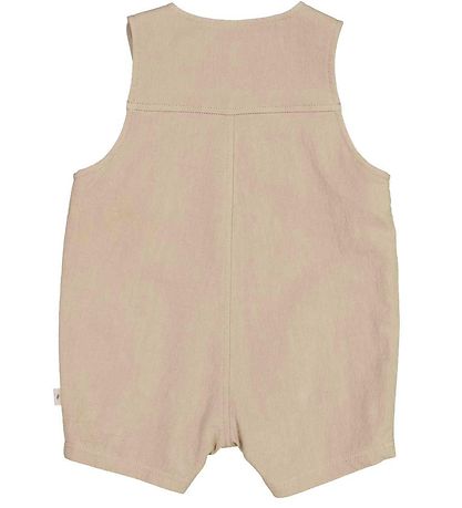 Wheat Summer Romper - Elif Embroidery - Dark Sand w. Vegetables