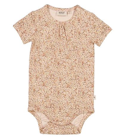 Wheat Romper s/s - Rose Bloemen Wheat Romper s/s - Rose Bloemen