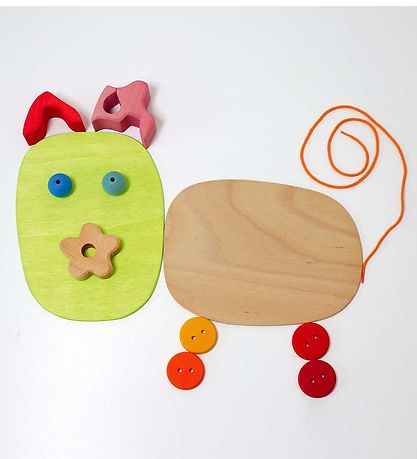 Grimms Wooden Toy - Small World Play Down By The Meadow
