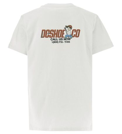 DC T-shirt - White w. Print