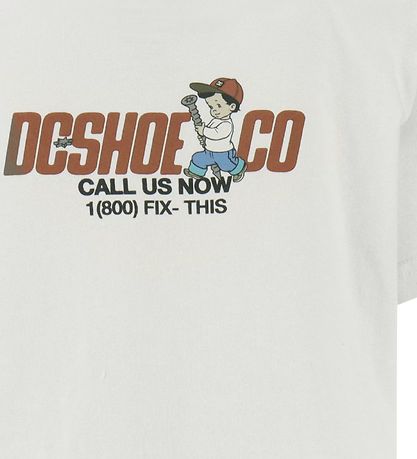 DC T-shirt - White w. Print
