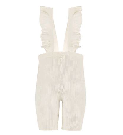 Condor Shorts w. Suspenders - Rib - Beige