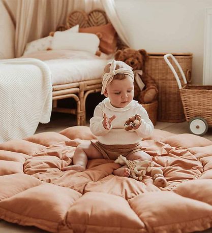 Play&Go Play Mat - 3-I-1 - Ø130 cm - Tawny Brown