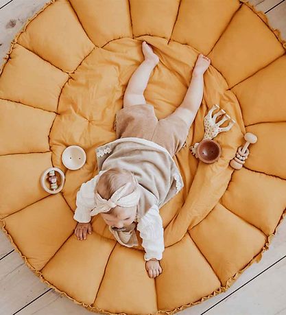 Play&Go Play Mat - 3-I-1 - Ø130 cm - Mustard Play&Go Play Mat - 3-I-1 - Ø130 cm - Mustard