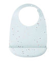 Done by Deer Bib w. Food Catcher - Silicone - Confetti Blue Done by Deer Bib w. Food Catcher - Silicone - Confetti Blue