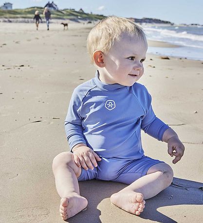 Color Kids Schwimmanzüg L/s - UV40+ - Krone Blue