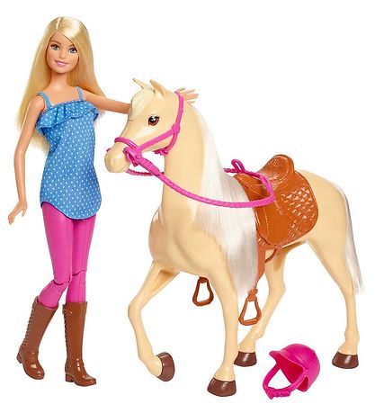 Barbie Doll set - Doll Duck Horse (Blonde)