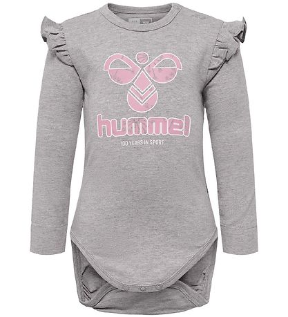 Hummel Romper l/s - hmlDana - Grijs