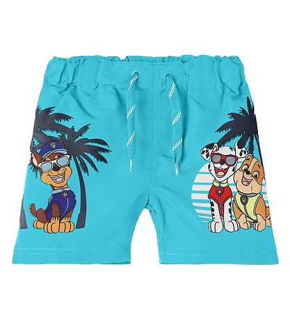 Name It Swim Shorts - NmmMessi PawPatrol - Bachelor Button