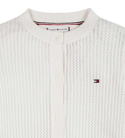 Tommy Hilfiger Neuletakki - Neulottu - Virkkaus - Muinainen Whit