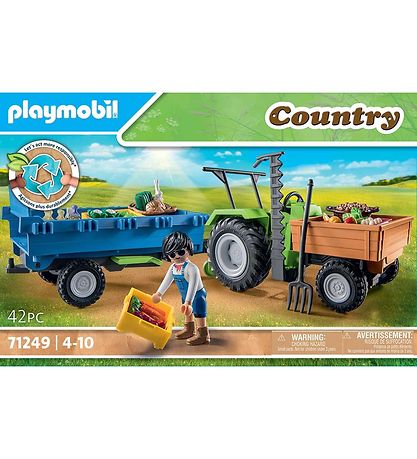Playmobil Country - Traktor m. Trailer - 71249 - 42 Parts