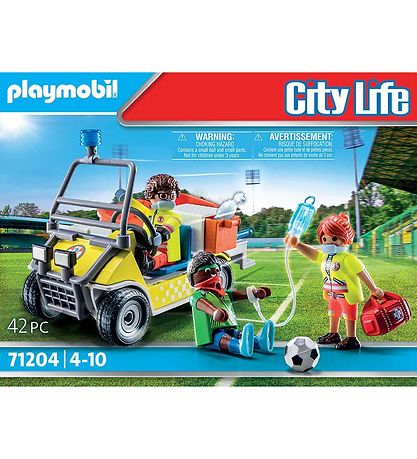 Playmobil City Life - Rescue Car - 71204 - 42 Parts Playmobil City Life - Rescue Car - 71204 - 42 Parts