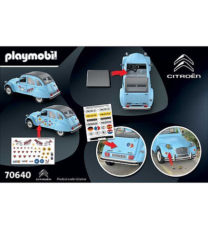 Playmobil - Citroën 2CV - 70640 - 57 Delar Playmobil - Citroën 2CV - 70640 - 57 Delar