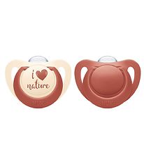 Nuk Spenen - For Nature - 2-pack - Rood Nuk Spenen - For Nature - 2-pack - Rood