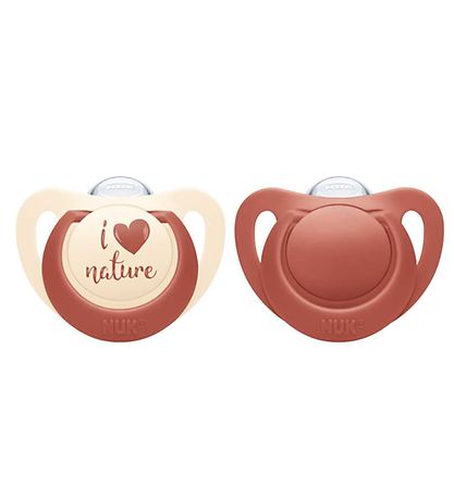 Nuk Spenen - For Nature - 2-pack - Rood
