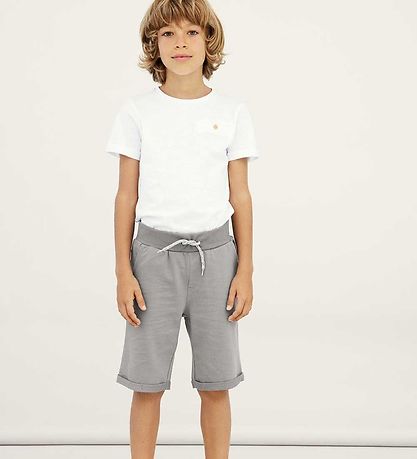 Name It Sweat Shorts - Noos - NkmVermo - 2-Pack - Grey Melange Name It Sweat Shorts - Noos - NkmVermo - 2-Pack - Grey Melange