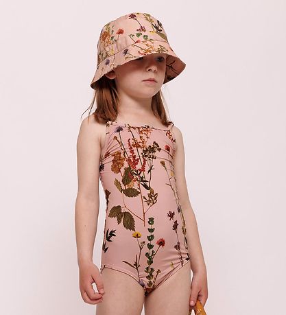Christina Rohde Bucket Hat - Pink w. Flowers Christina Rohde Bucket Hat - Pink w. Flowers