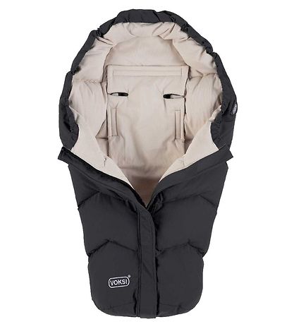 Voksi Fußsack - Move - 90 cm - Grey/Cream