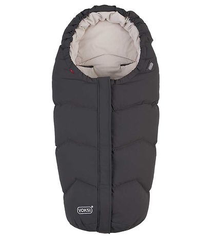 Voksi Fußsack - Move - 90 cm - Grey/Cream