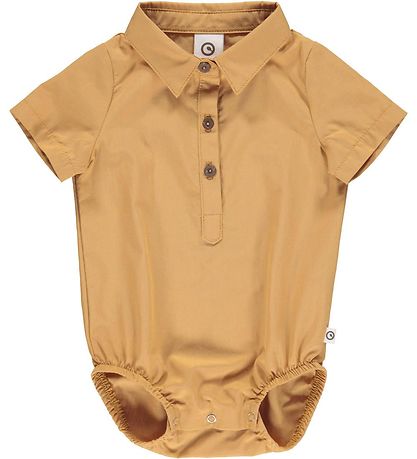 Müsli Shirt Bodysuit s/s - Poplin - Cinnamon