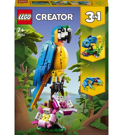 LEGO® Creator - Exotic Parrot 31136 - 3-In-1 - 253 Parts LEGO® Creator - Exotic Parrot 31136 - 3-In-1 - 253 Parts
