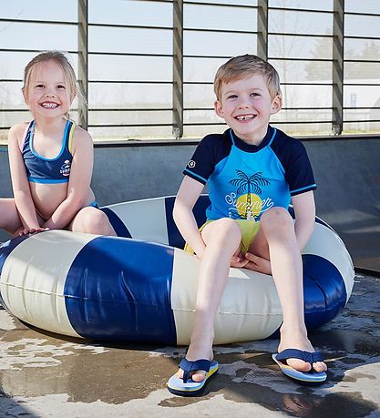 Color Kids Flip Flops - Flip Flops - Cerulean
