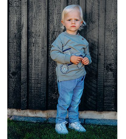 Pantalon Hust and Claire - Junior - Bleu/Blanc à Rayures