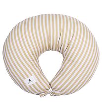 Pine Cone Nursing Pillow - Kapok - Nora - Mustard Stripe Pine Cone Nursing Pillow - Kapok - Nora - Mustard Stripe