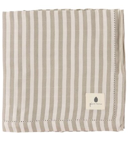 Pine Cone Baby Swaddle - 120x120 cm - Björk - Mushroom Stripe
