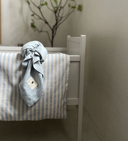 Pine Cone Bettwäsche - Baby - Blue Blossom Stripe Pine Cone Bettwäsche - Baby - Blue Blossom Stripe