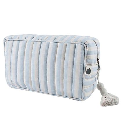 Pine Cone Toiletry Bag - 24 cm - Lulu - Blue Blossom Stripe Pine Cone Toiletry Bag - 24 cm - Lulu - Blue Blossom Stripe