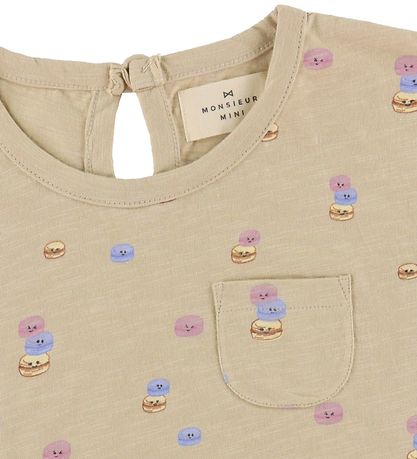 Monsieur Mini Dress - Mini Macaron - Almond Monsieur Mini Dress - Mini Macaron - Almond