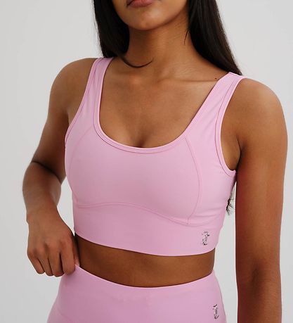 Juicy Couture Sports Bra - Peached Interlock - Begonia Pink
