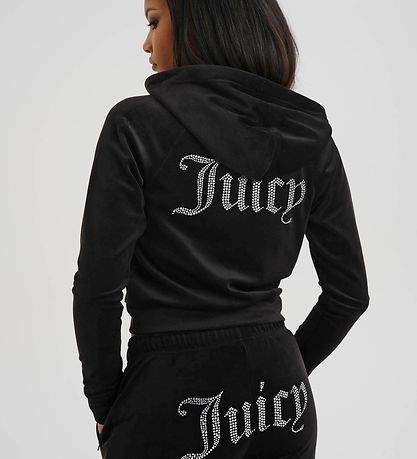 Juicy Couture Cardigan velúr - Svart