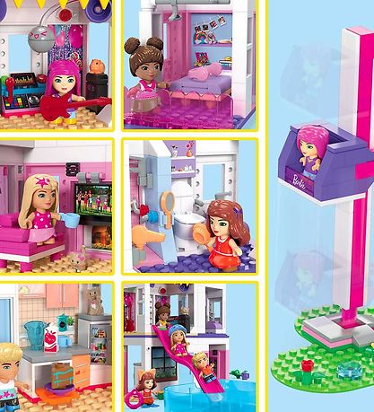 MEGA Barbiesett - Dreamhouse - 545 Deler