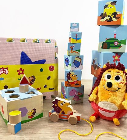 DR Pull Along Toy - Wood - Brush